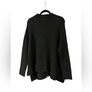 Altar'd State Women's Back Zip Drop Poncho Sweater